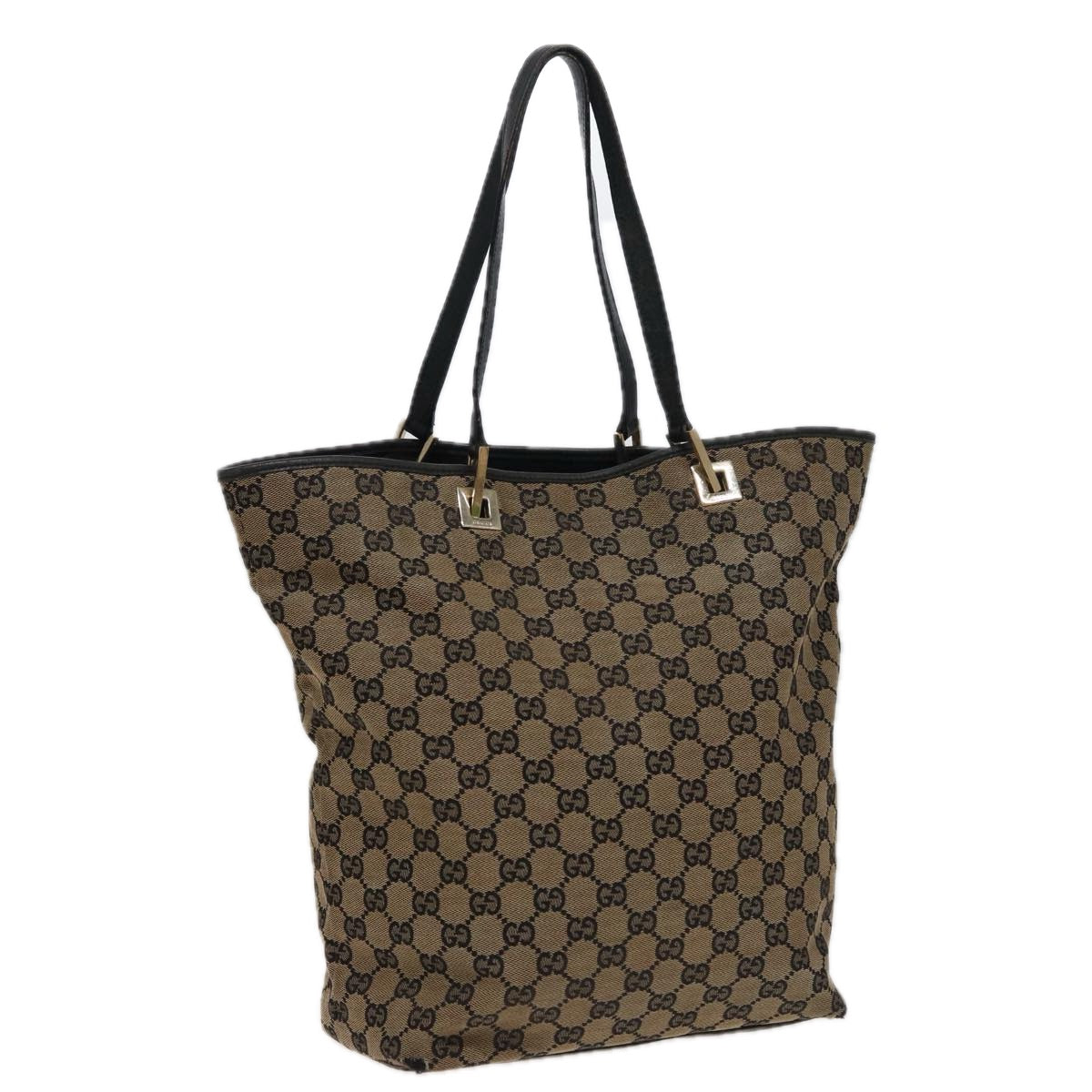 GUCCI GG Canvas Tote Bag Beige 002 1098 78341