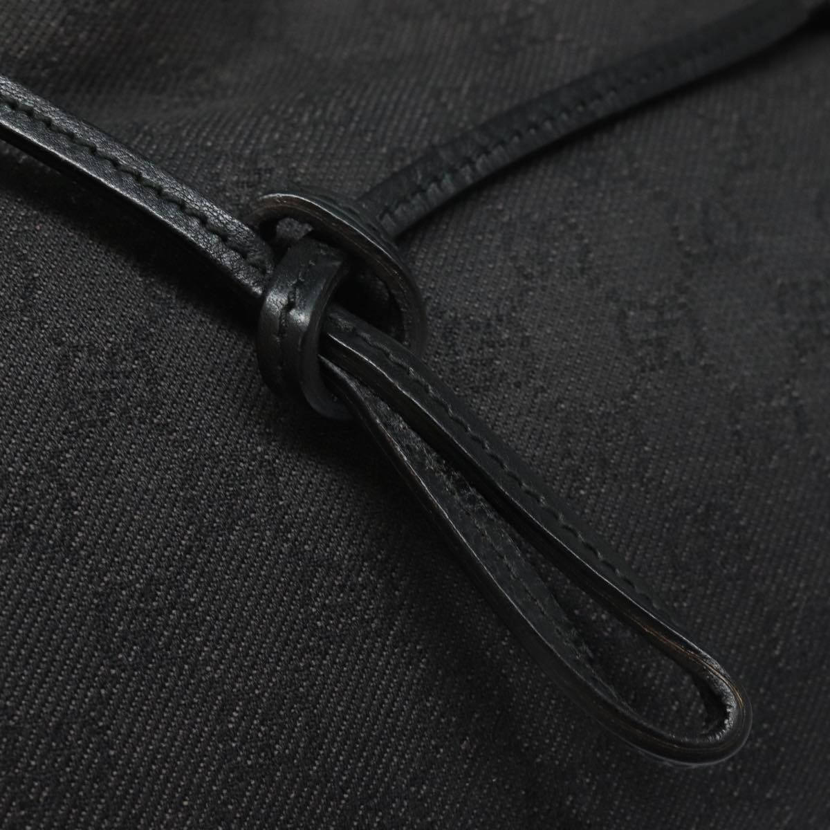 GUCCI GG Canvas Shoulder Bag Black 101975 78344