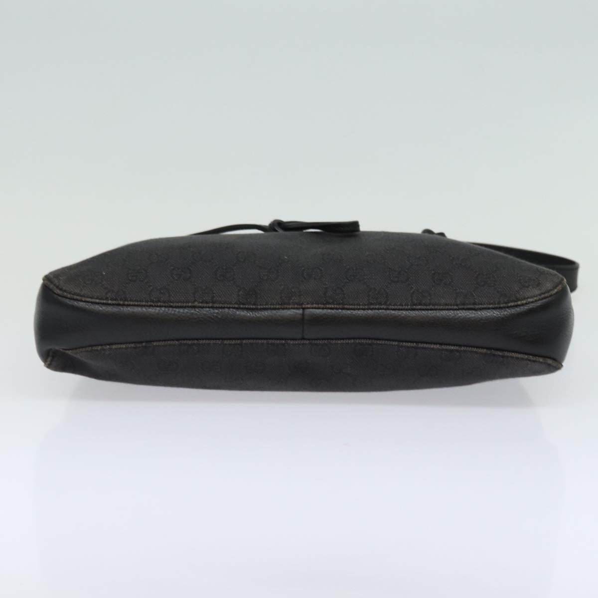 GUCCI GG Canvas Shoulder Bag Black 101975 78344