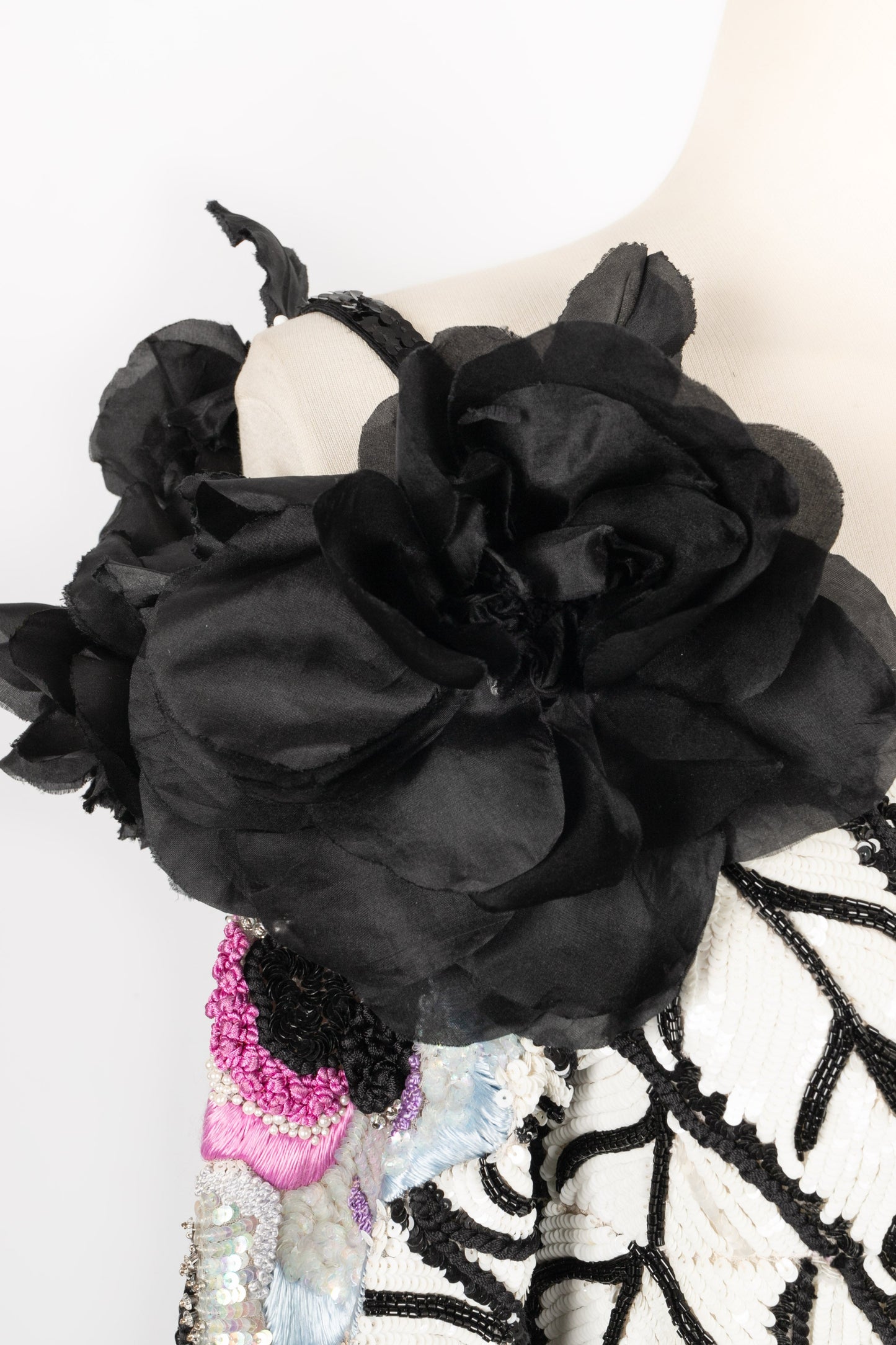 Robe ÃƒÆ’Ã‚Â  paillettes Louis Feraud Haute Couture