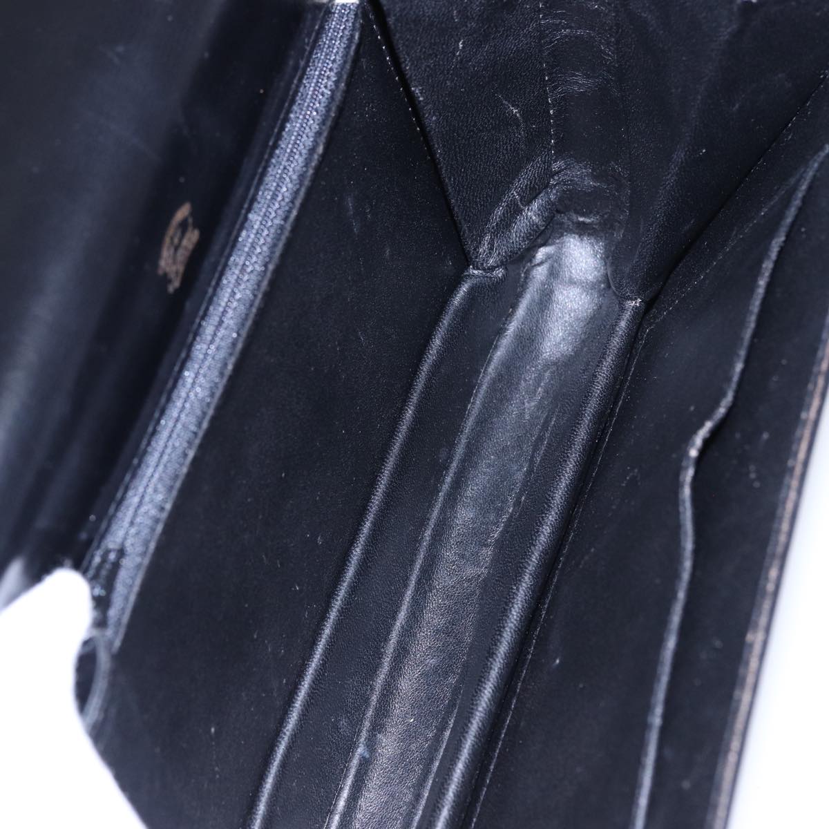 GUCCI Shoulder Bag Leather Black 78441