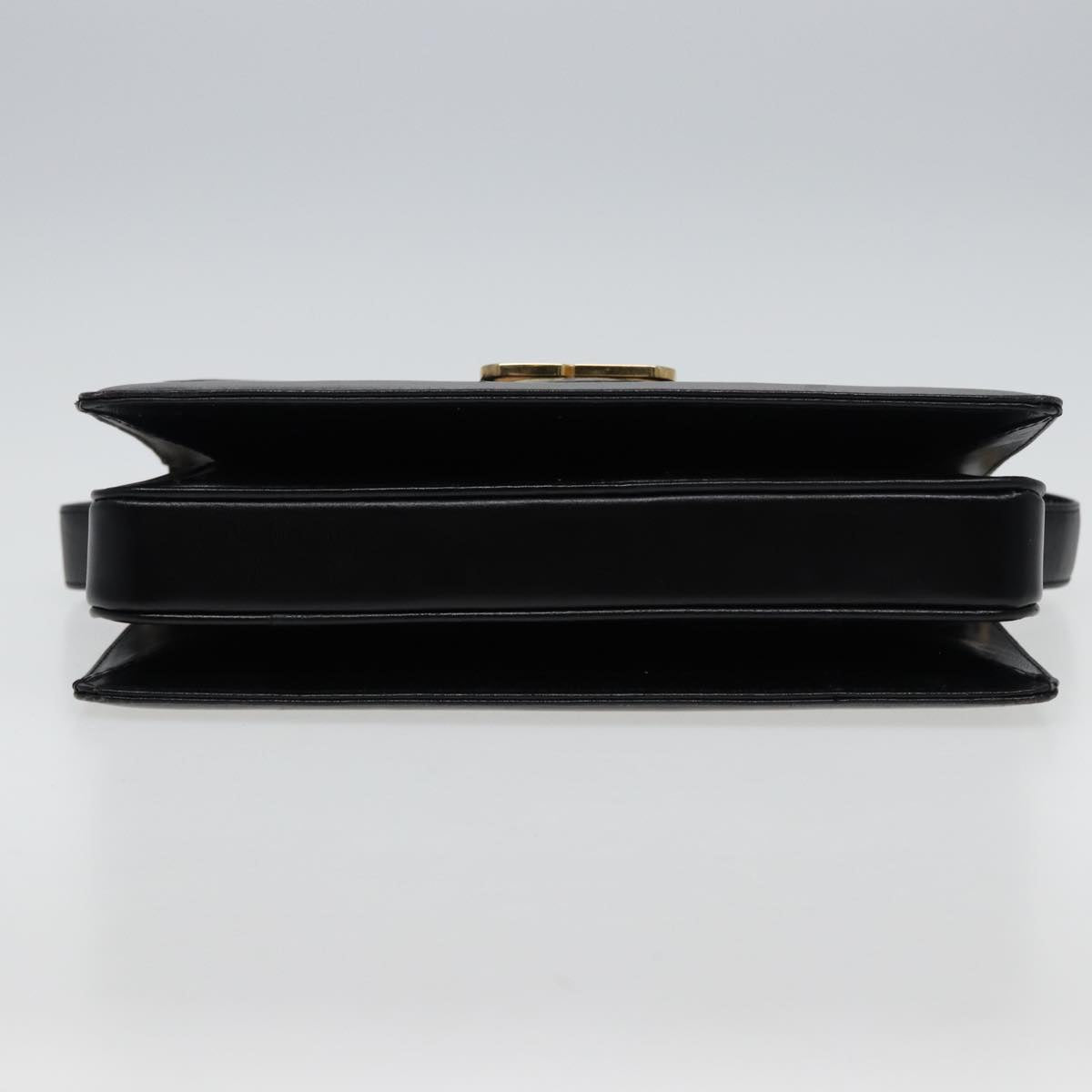 GUCCI Shoulder Bag Leather Black 78441