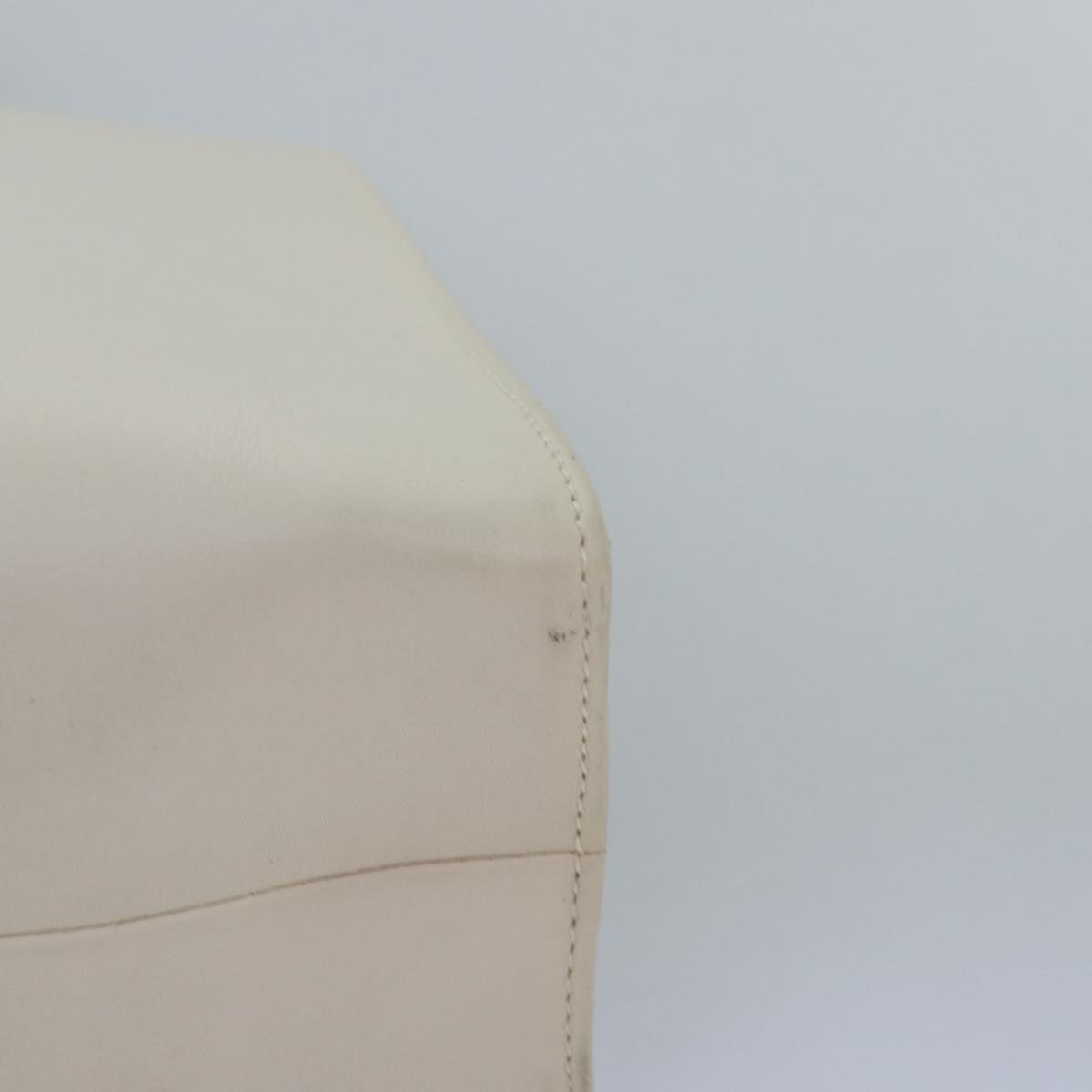 GUCCI Hand Bag Leather White 78475