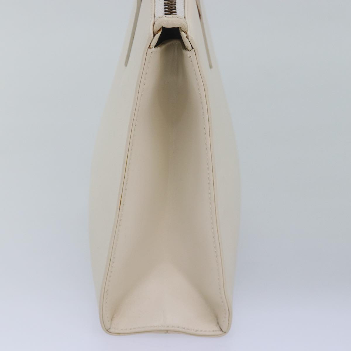 GUCCI Hand Bag Leather White 78475