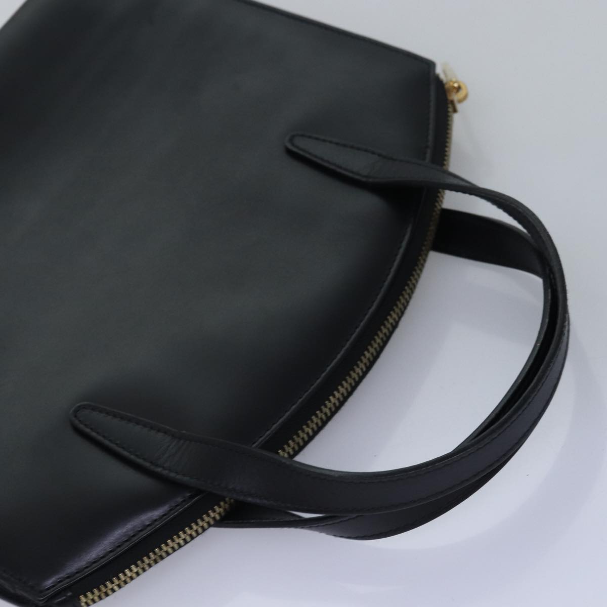 GUCCI Hand Bag Leather Black 78479