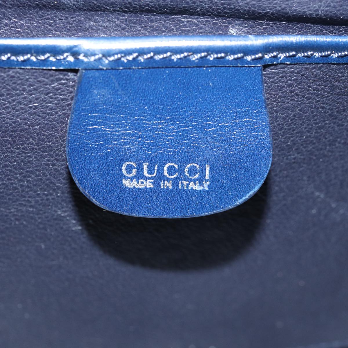 GUCCI Hand Bag Patent leather Black 78516