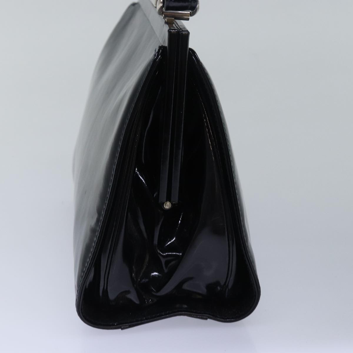 GUCCI Hand Bag Patent leather Black 78516