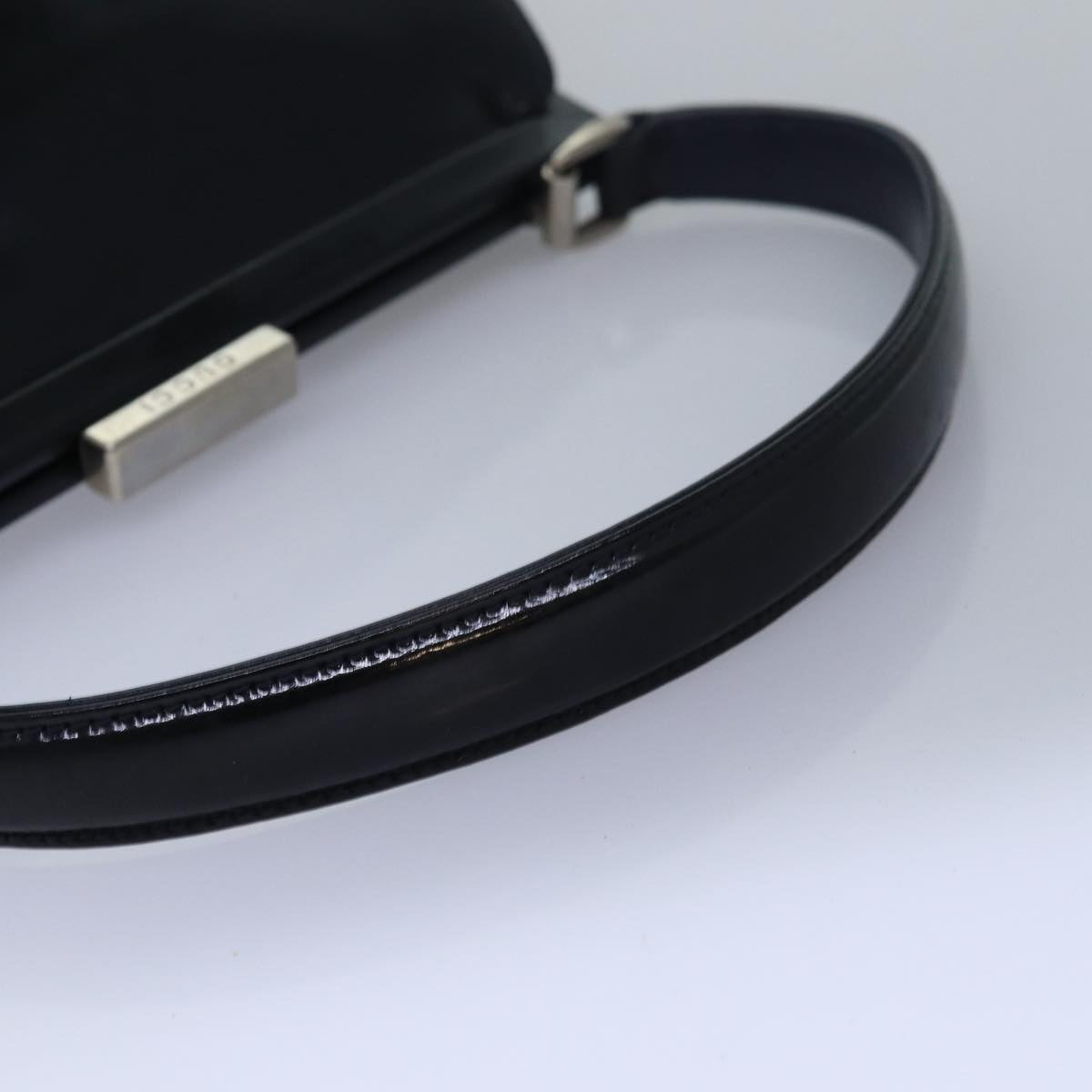 GUCCI Hand Bag Patent leather Black 78516