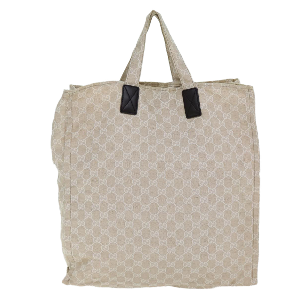 GUCCI GG Canvas Gucci Museo Tote Bag Beige 283411 78525