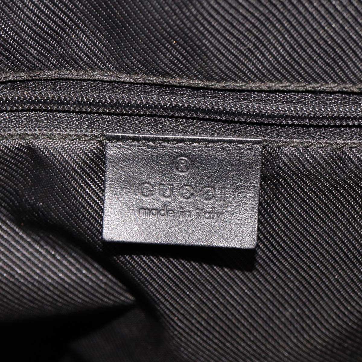GUCCI GG Canvas Hand Bag Black 002 1121 78531