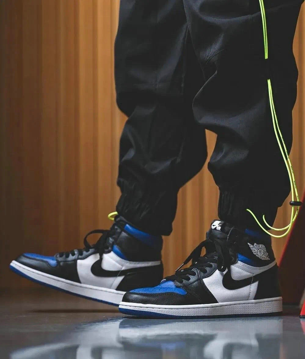 GLM - AJ1 black and blue toe