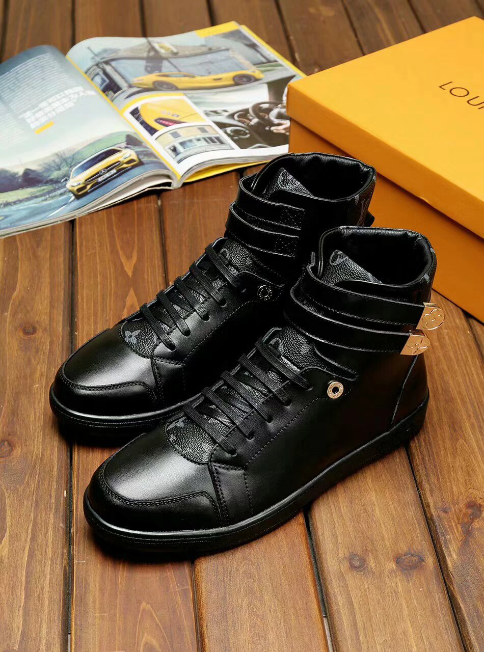 GLM - LUV HIgh Top Black Sneaker