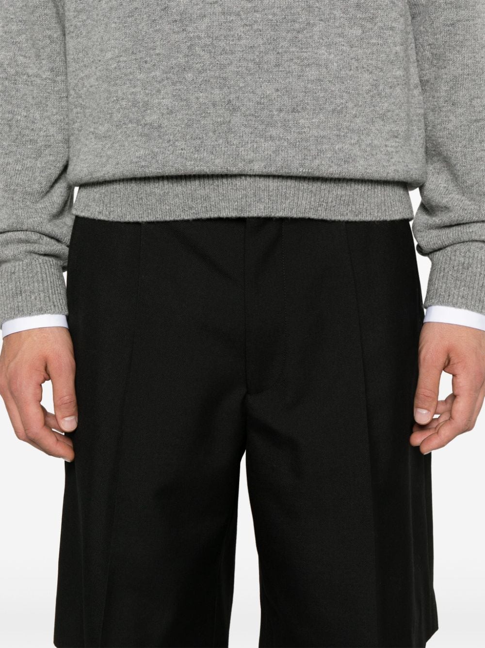 GUCCI Wool Blend Shorts for Men - FW24 Collection