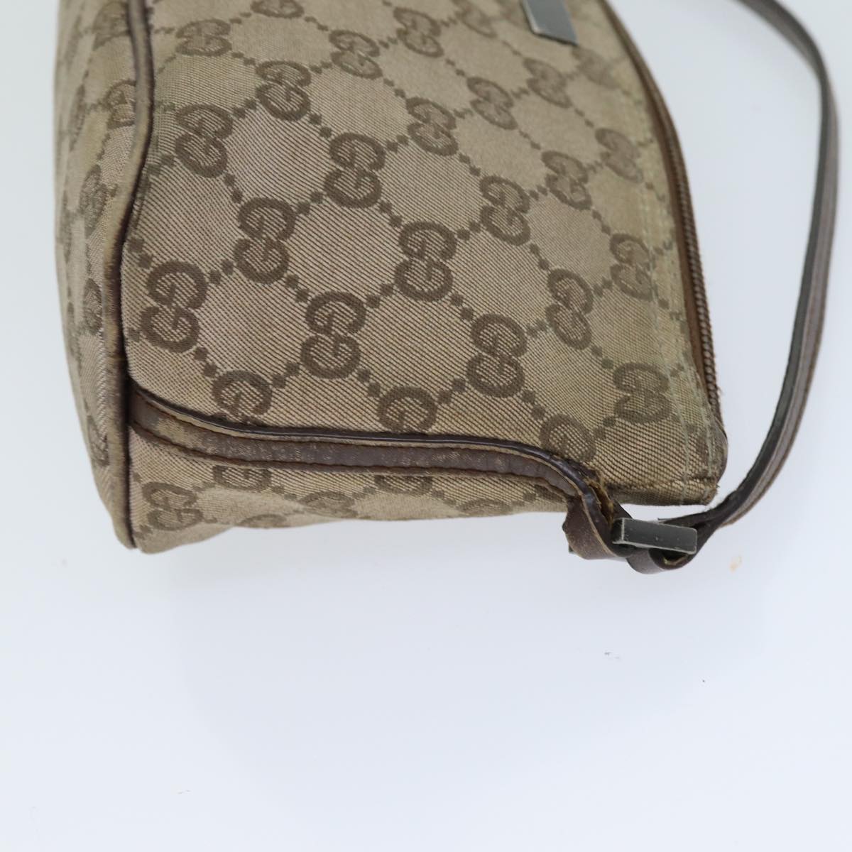 GUCCI GG Canvas Pouch Beige 039 1103 78760