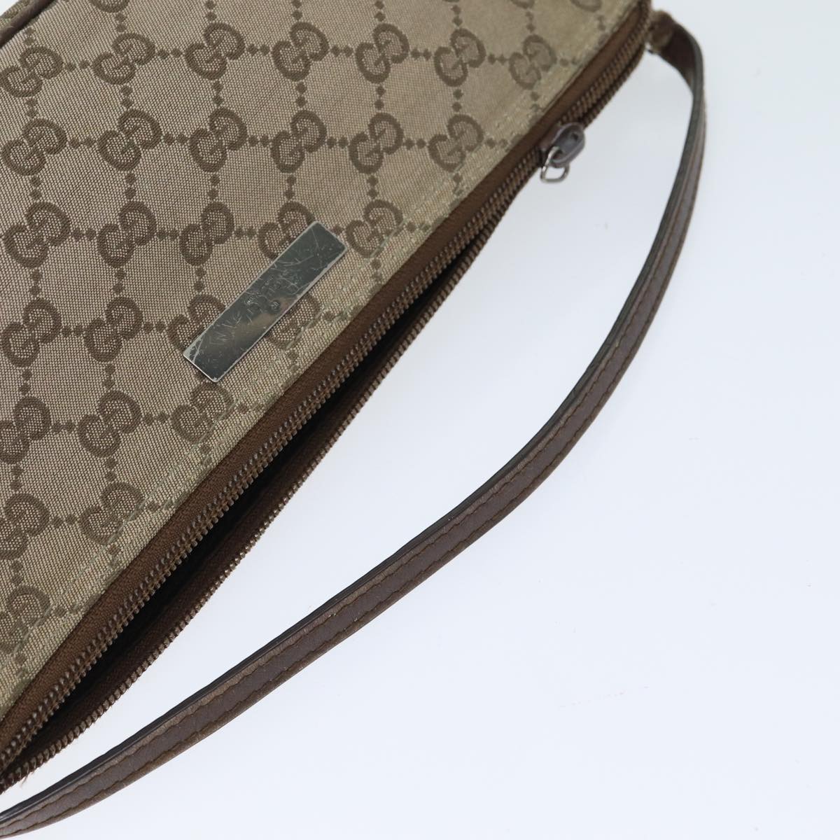 GUCCI GG Canvas Pouch Beige 039 1103 78760