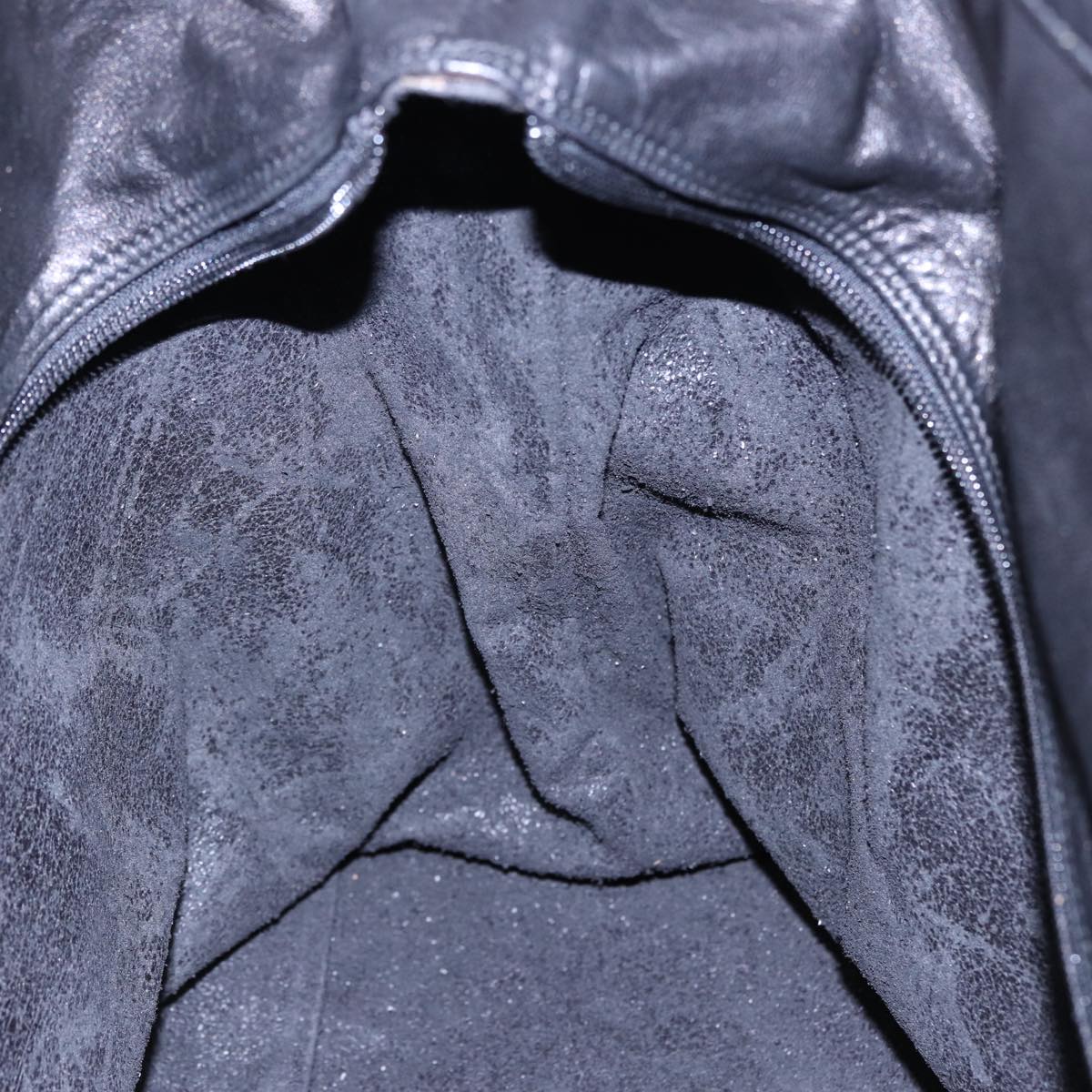 GUCCI Bamboo Hand Bag Leather Black 002 2058 0412 5 78791
