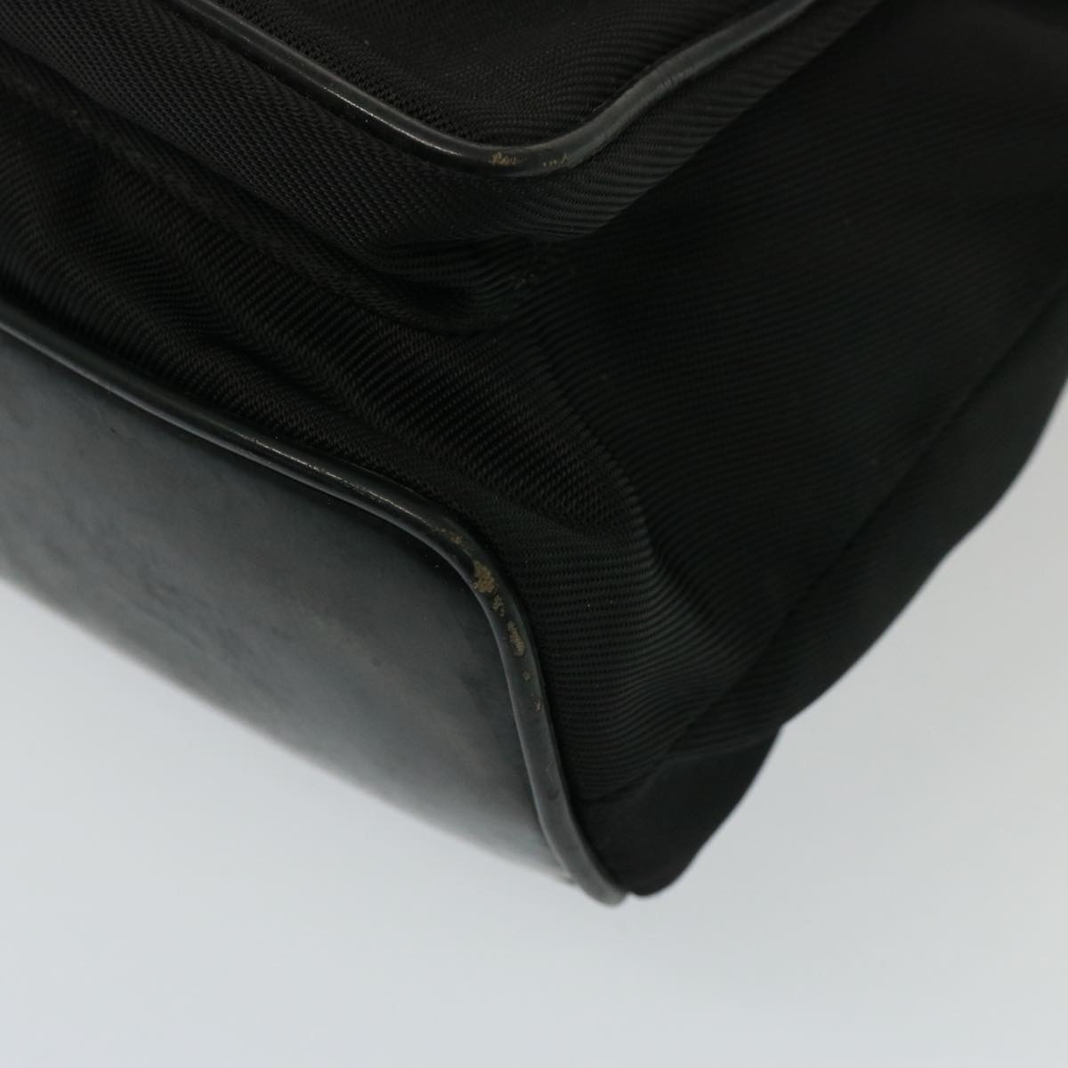 GUCCI Bamboo Backpack Nylon Black 003 2058 0016 5 78797