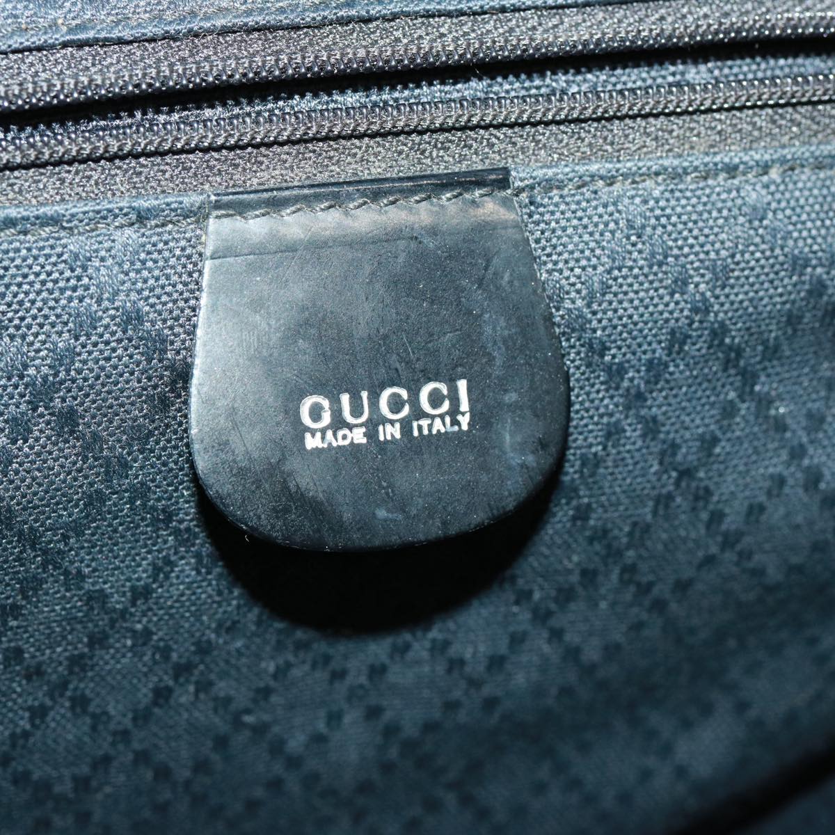 GUCCI Bamboo Backpack Nylon Black 003 2058 0016 5 78797