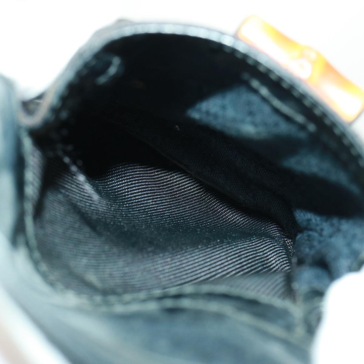GUCCI Bamboo Backpack Nylon Black 003 2058 0016 5 78797