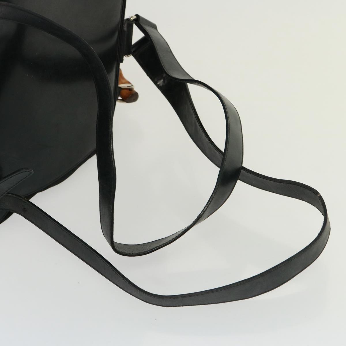 GUCCI Bamboo Backpack Nylon Black 003 2058 0016 5 78797