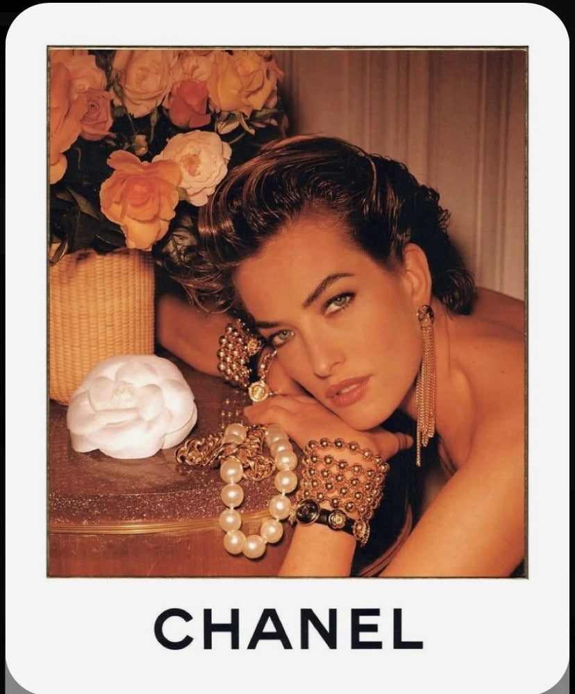 Bracelet de perles dorÃ©es Chanel