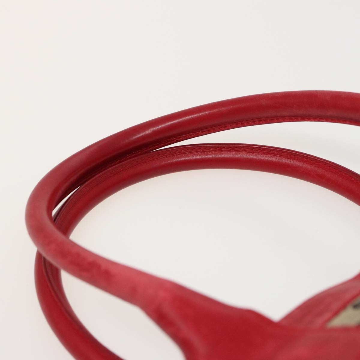 GUCCI GG Canvas Hand Bag Beige Red 002 1119 78907