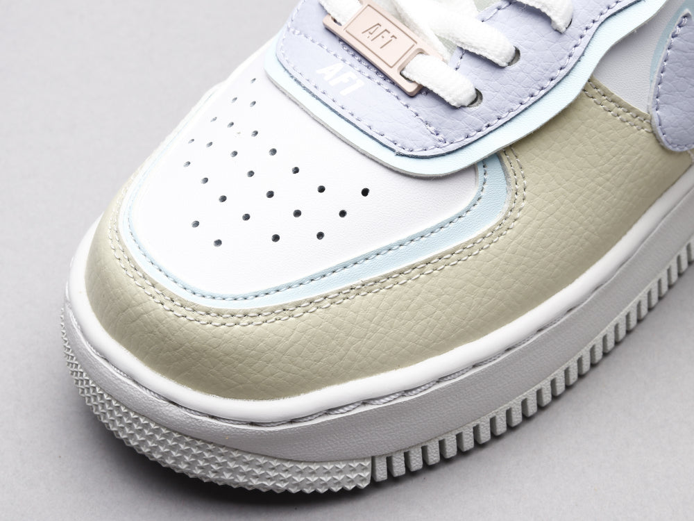 GLM - AF1 Deconstructed White Blue Powder Macarons