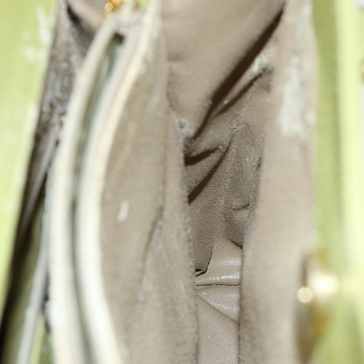 GUCCI Bamboo Hand Bag Suede Green 002 123 0260 79157