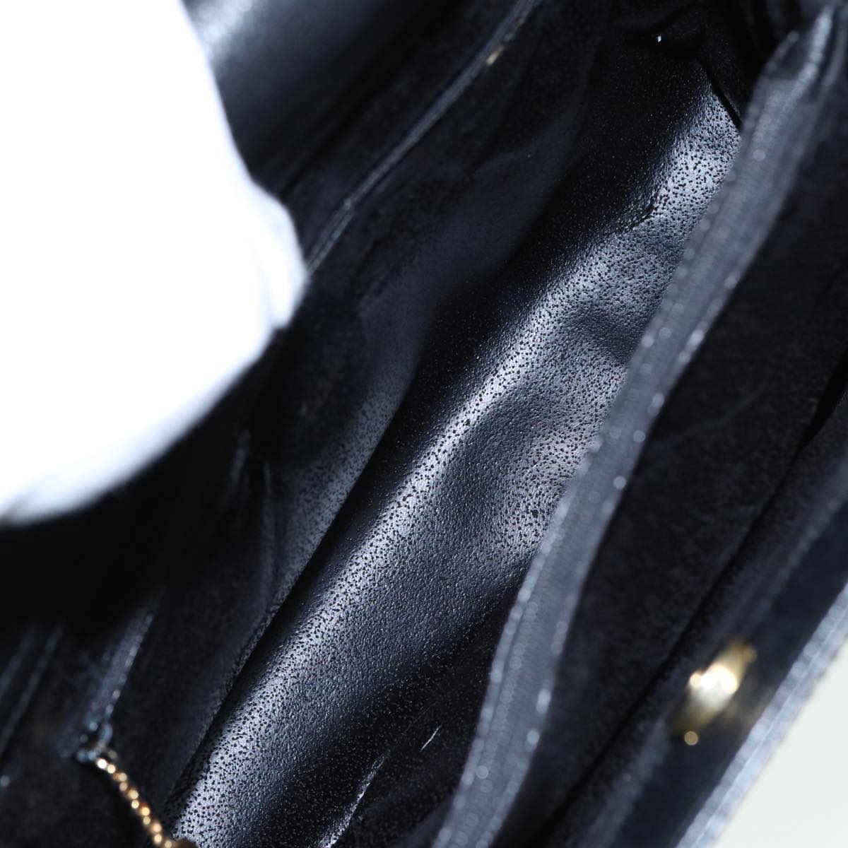GUCCI Bamboo Hand Bag Leather Black 002 123 0260 79158