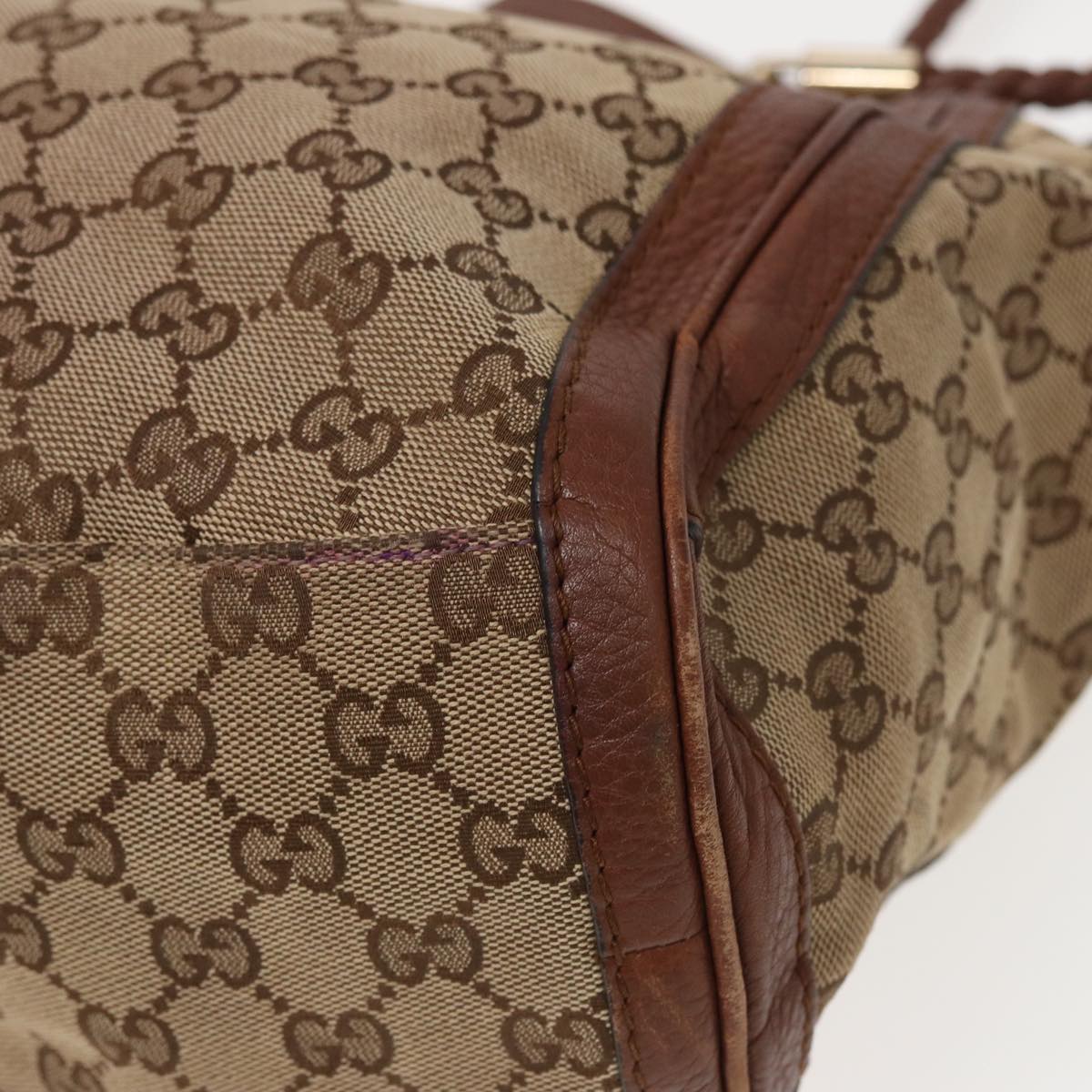 GUCCI GG Canvas Tote Bag Beige 269950 79166