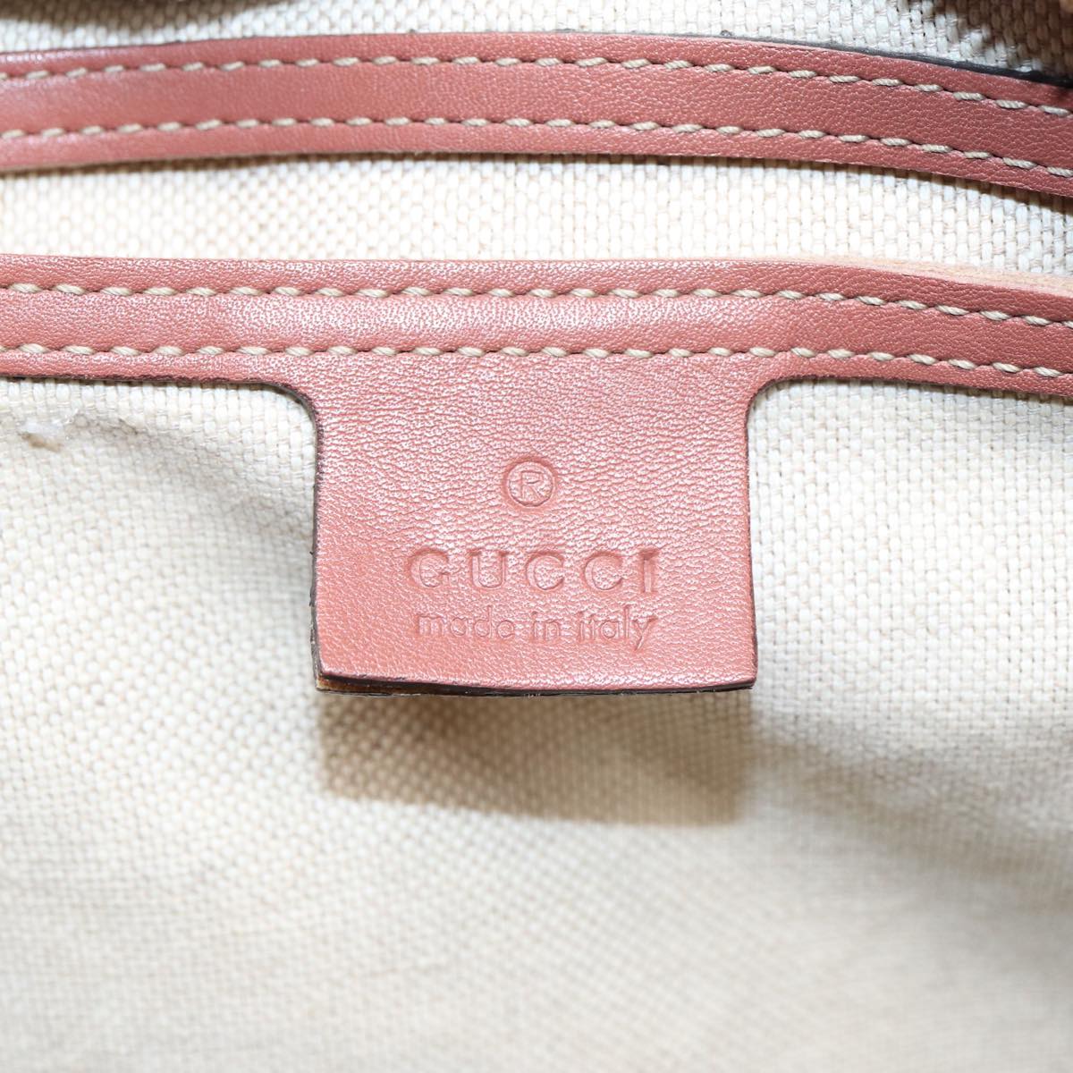 GUCCI GG Supreme Hand Bag PVC Beige 193603 79167