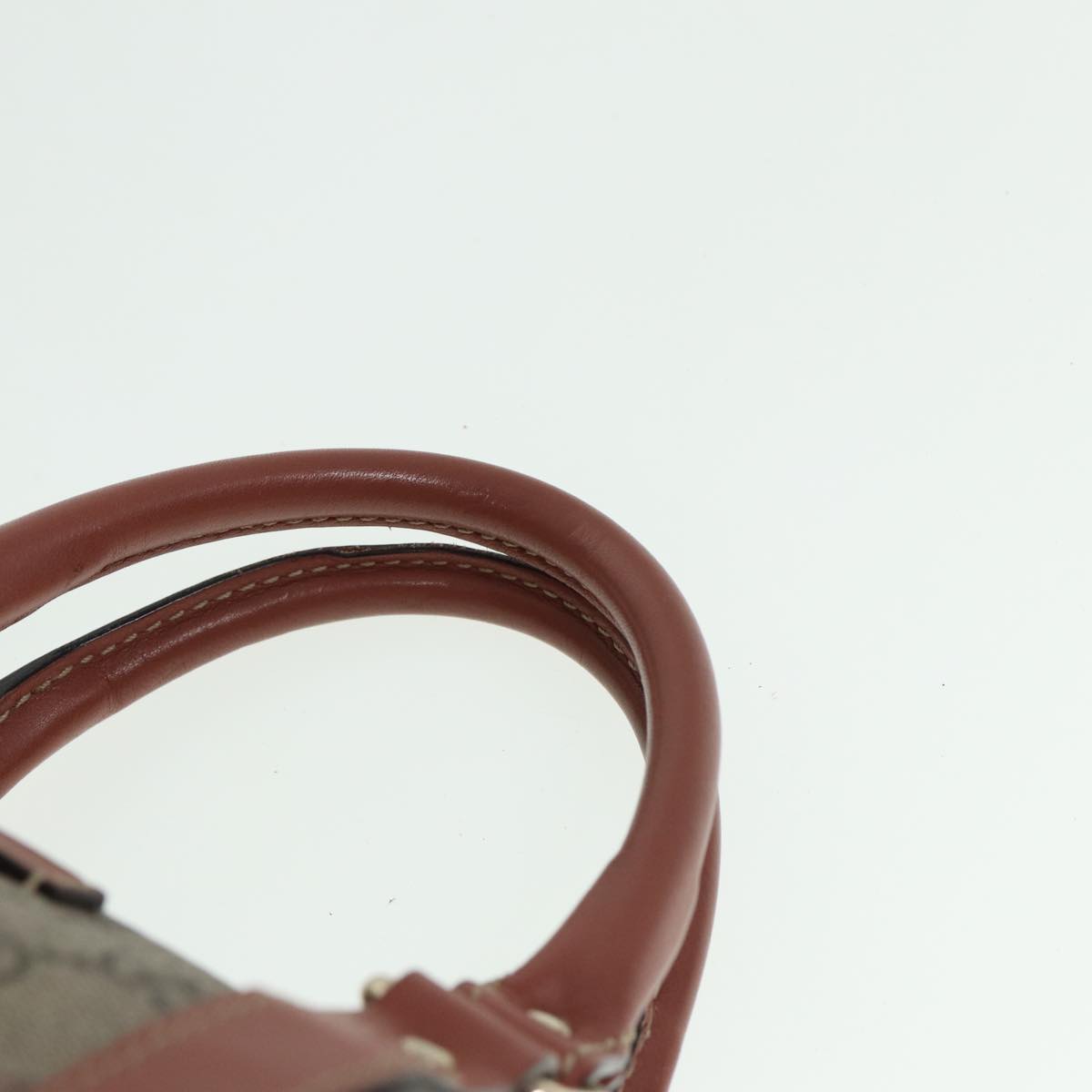 GUCCI GG Supreme Hand Bag PVC Beige 193603 79167