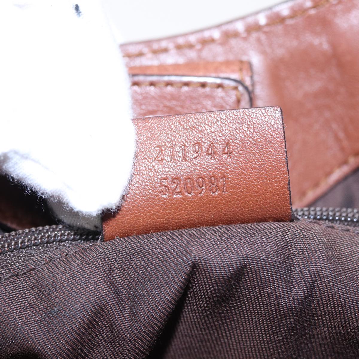 GUCCI GG Canvas Hand Bag Beige 211944 79175