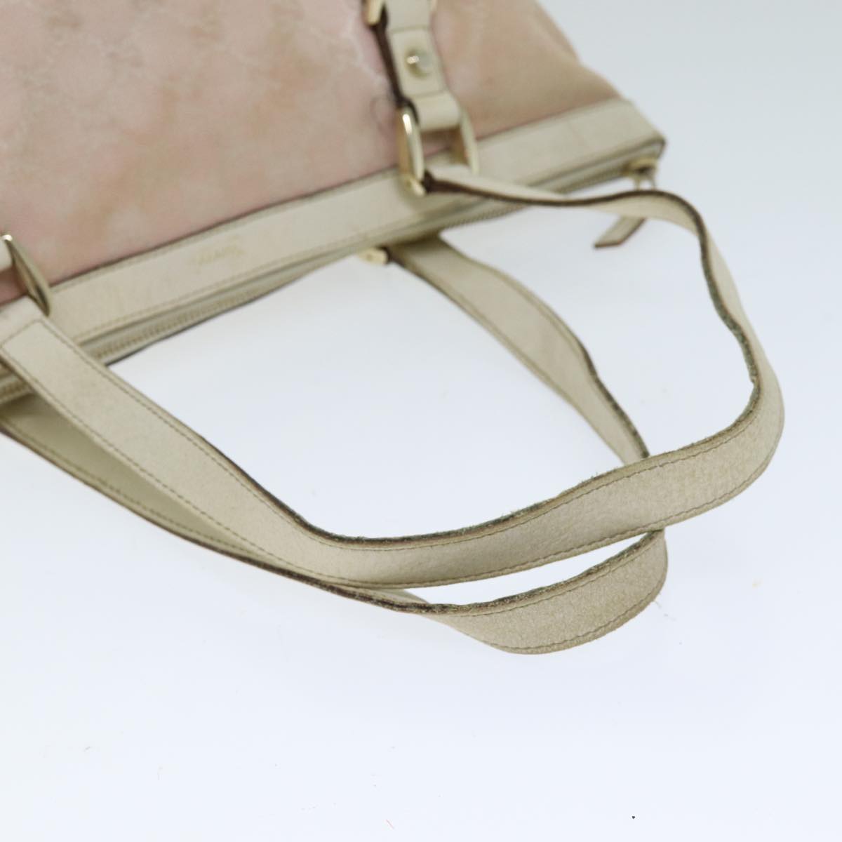 GUCCI GG Canvas Tote Bag Pink 141470 79177