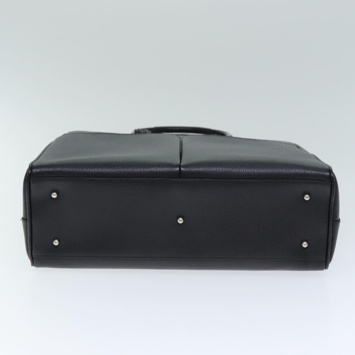 GUCCI Hand Bag Leather Black 79182