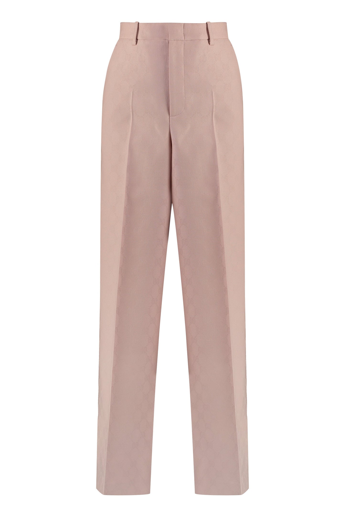GUCCI Elegant Wool Trousers with Iconic Motif