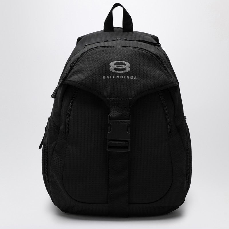 Balenciaga Unity Black Nylon Medium Backpack Men