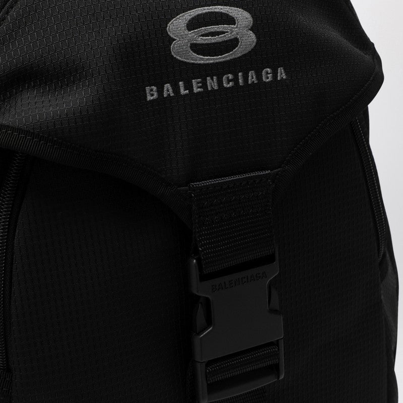 Balenciaga Unity Black Nylon Medium Backpack Men