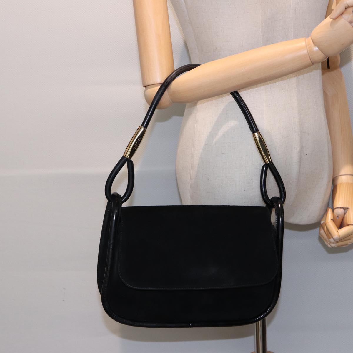 GUCCI Shoulder Bag Leather Black 001 2684 1777 79291