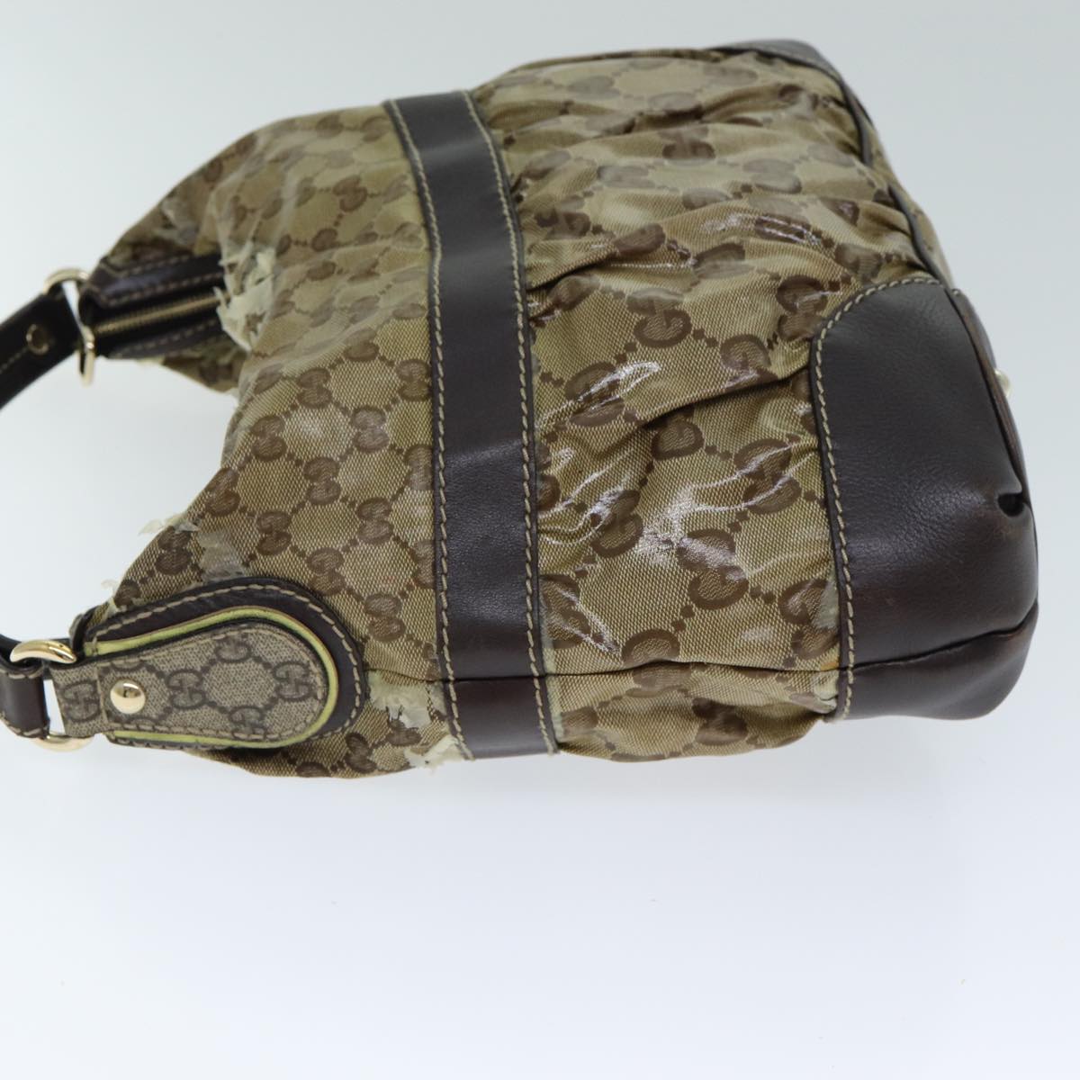 GUCCI GG Crystal Shoulder Bag Beige 223965 79308