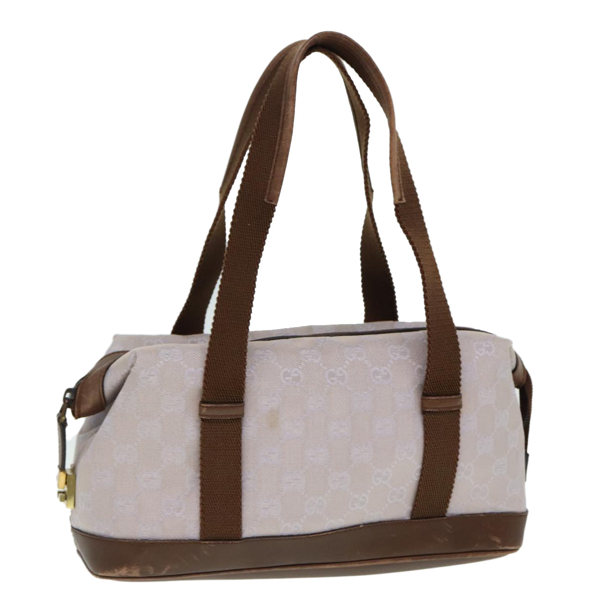GUCCI GG Canvas Hand Bag Purple 92734 79309