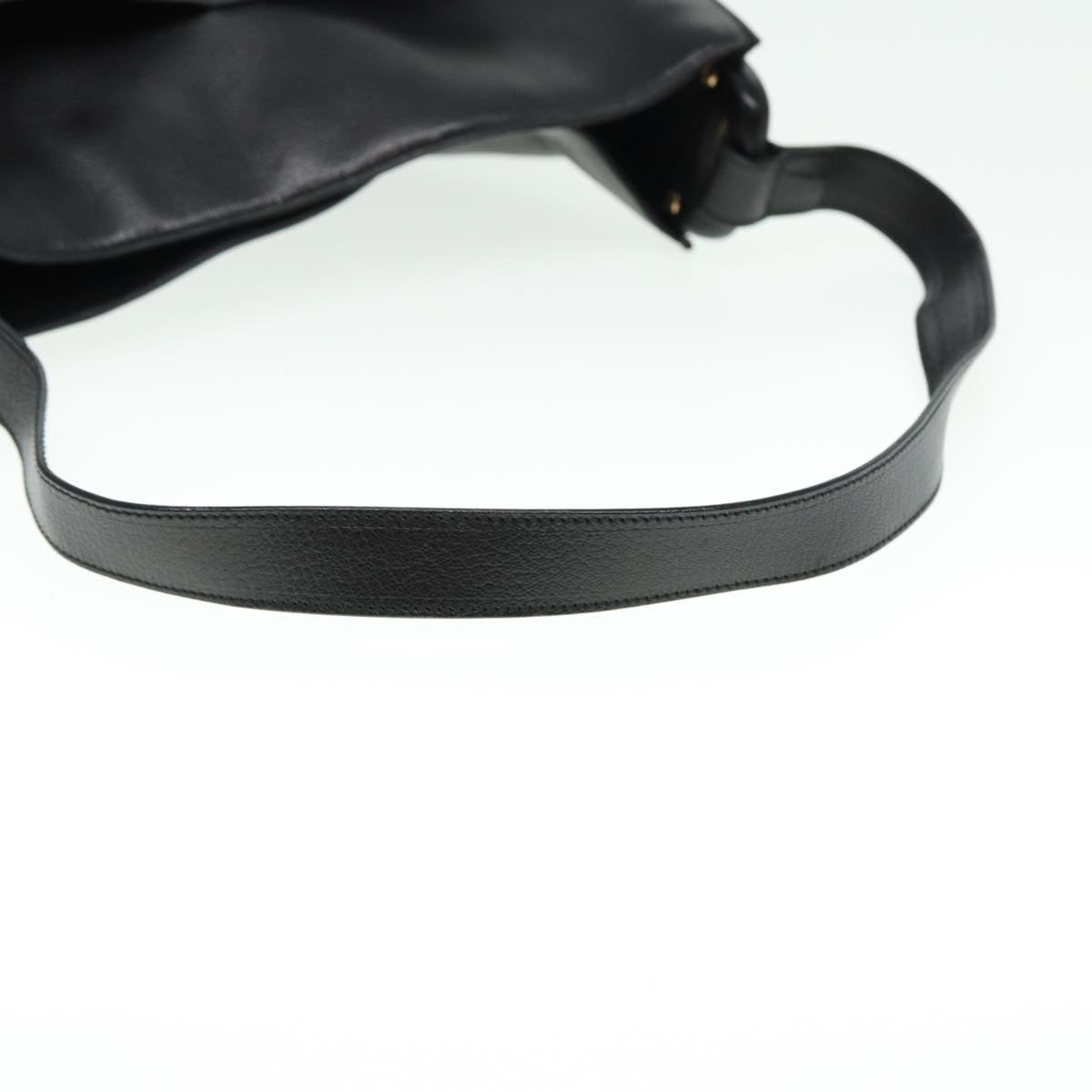 GUCCI Shoulder Bag Leather Black 001 3444 1801 79329