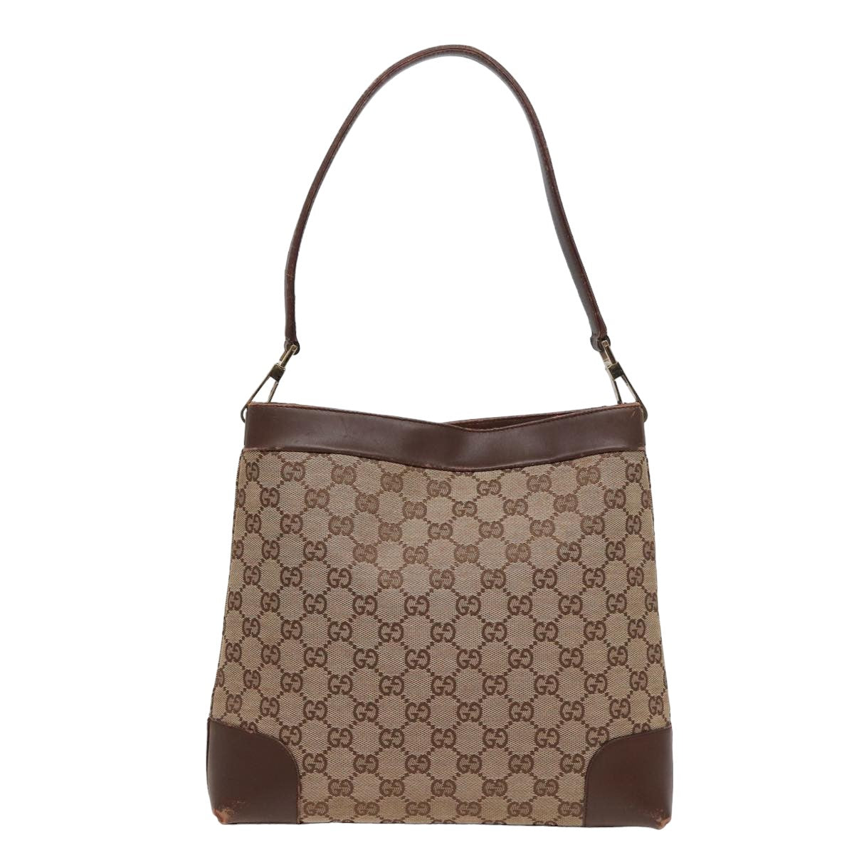 GUCCI GG Canvas Shoulder Bag Beige 001 4231 79419