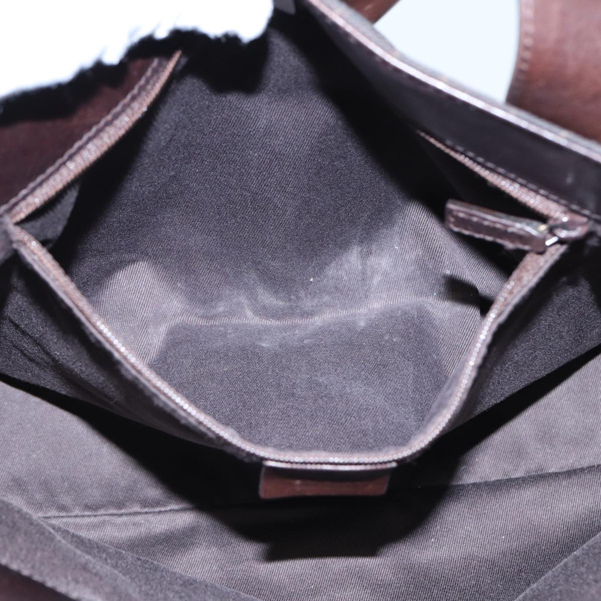 GUCCI GG Canvas Tote Bag Brown 73983 79445