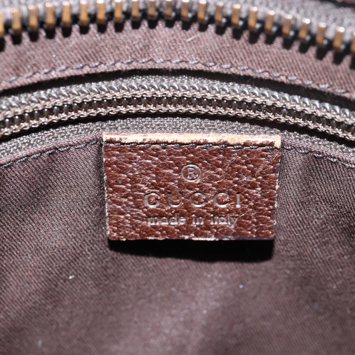 GUCCI GG Canvas Shoulder Bag Beige Brown 122793 79453