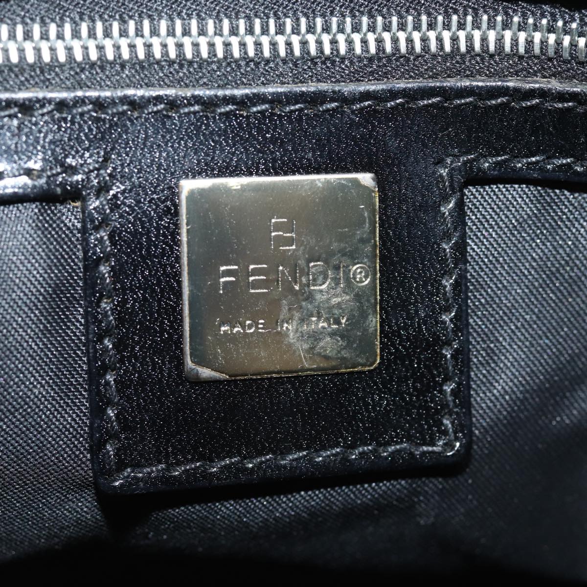 FENDI Zucca Canvas Tote Bag Black 79458