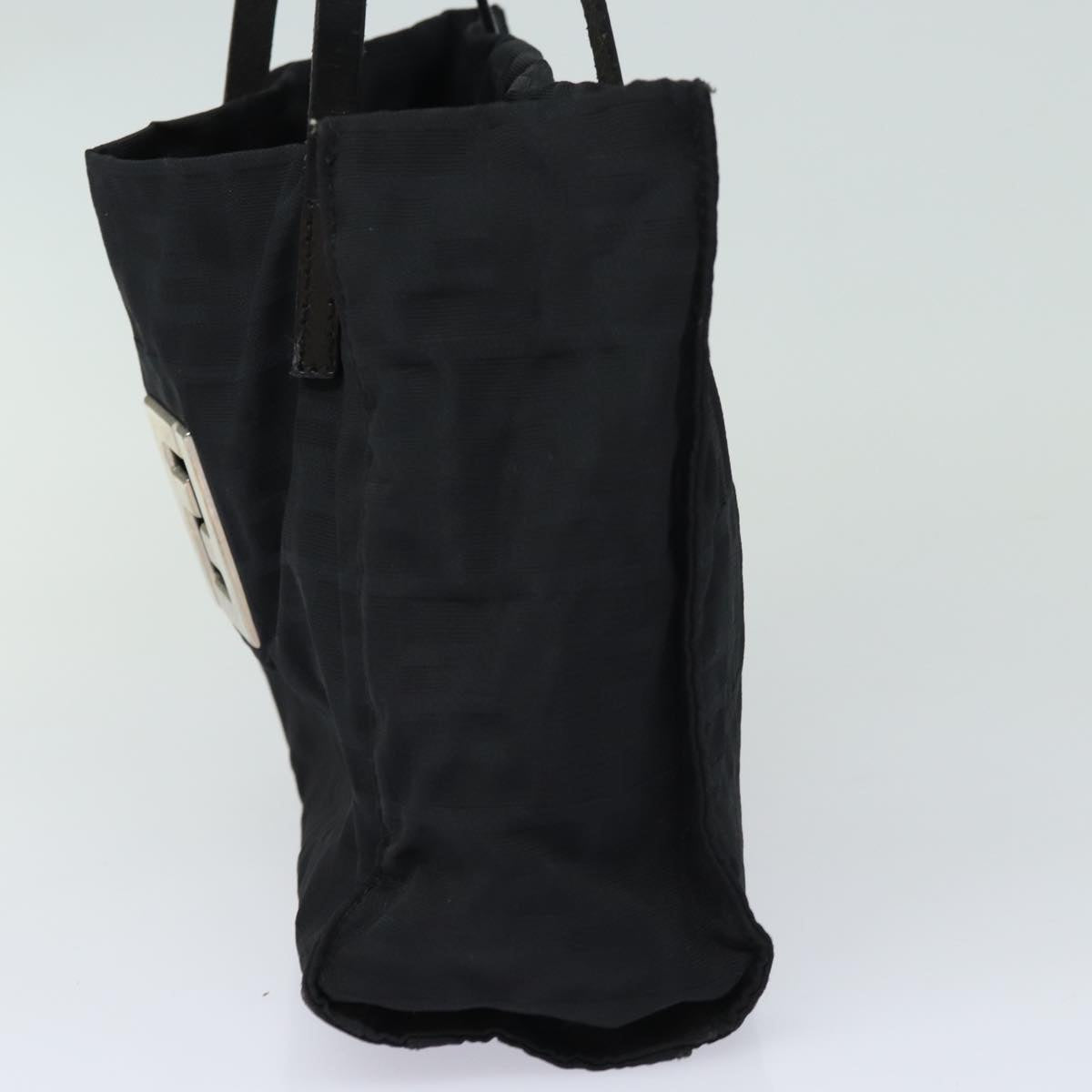 FENDI Zucca Canvas Tote Bag Black 79458