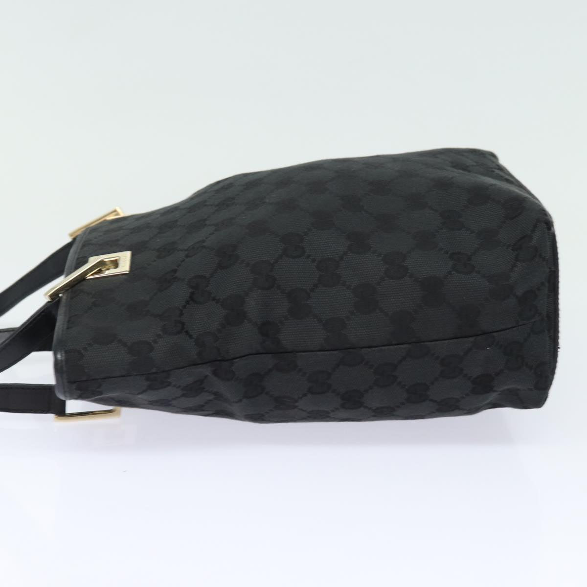 GUCCI GG Canvas Tote Bag Black 002 1099 79477