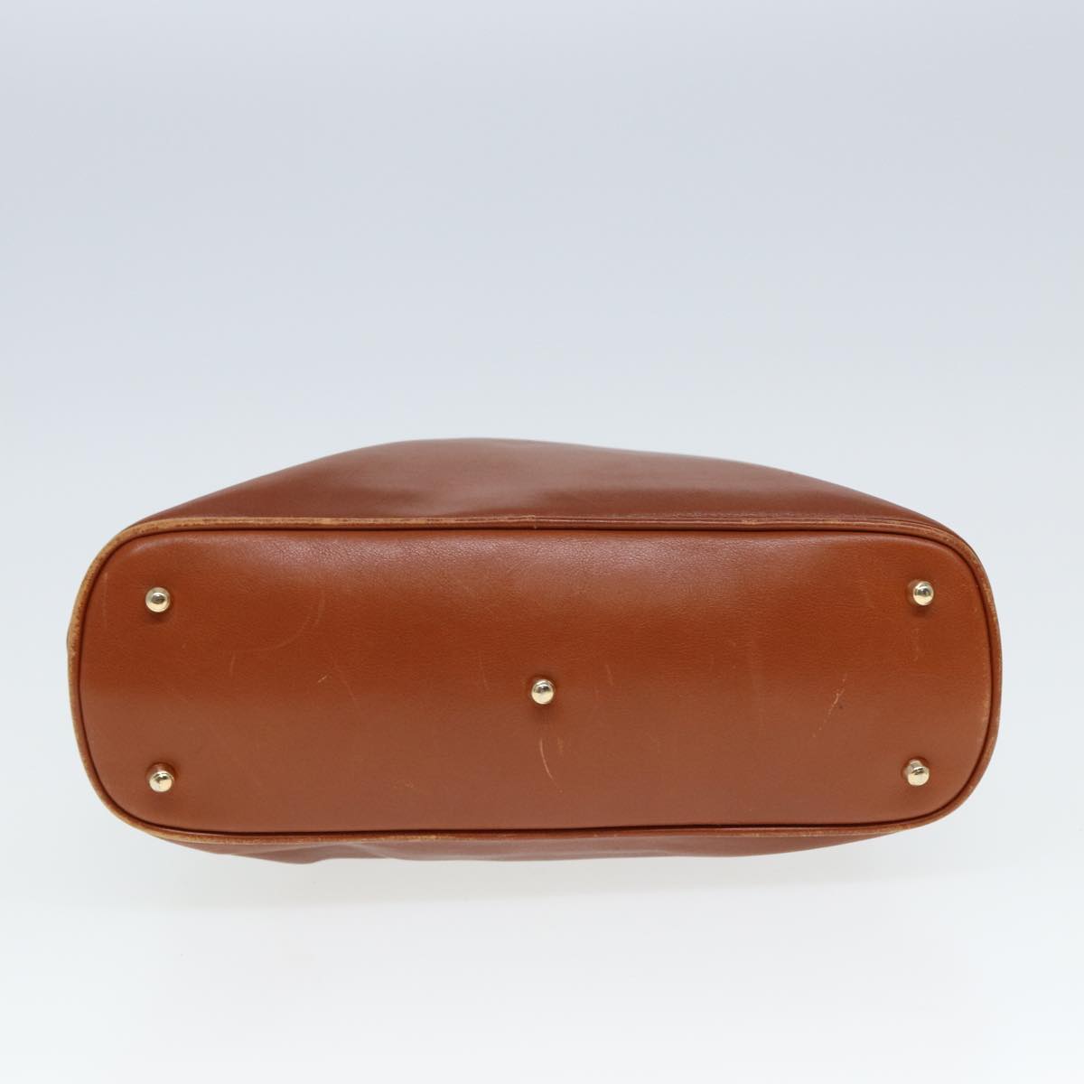 GUCCI Bamboo Hand Bag Leather 2way Red 79497