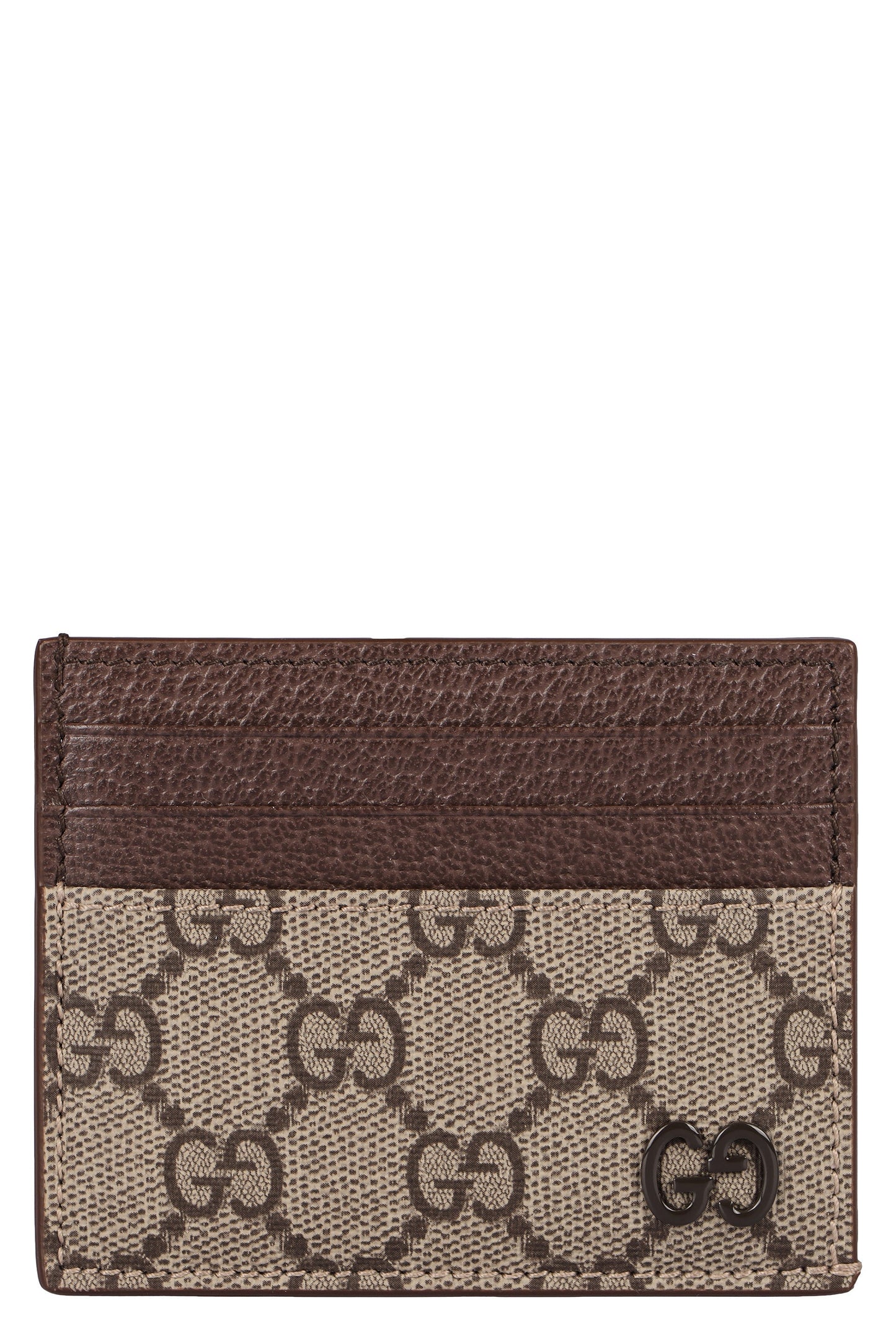 GUCCI Mini Coated Canvas Card Holder